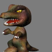 Scary Dinosaur Character
