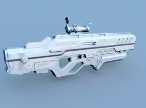 Sci-fi Gun Combat Rifle