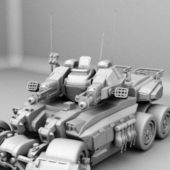 Military Sci-fi Combat Tank