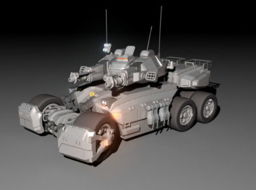 Weapon Sci-fi Combat Tank