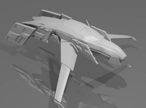 Sci-fi Aircraft Dropship