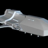 Sci-fi Fly Gunship