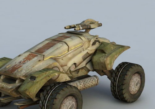 Sci-fi Military Transport Vehicle