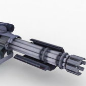 Military Sci-fi Minigun Concept