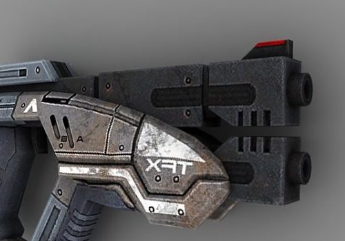Sci-fi Military Pistol Concept
