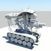 Sci-fi Robot Tank Wapon