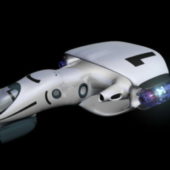 Sci-fi Star Spaceship Design