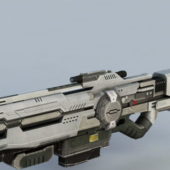 Sci-fi Shotgun Gun Weapon
