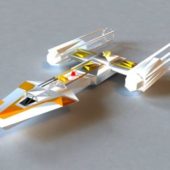 Sci-fi Shuttle Craft Spaceship