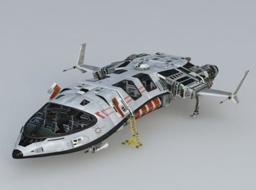 Sci-fi Transport Spaceship