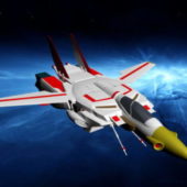 Sci-fi Spacecraft Fighter Rig