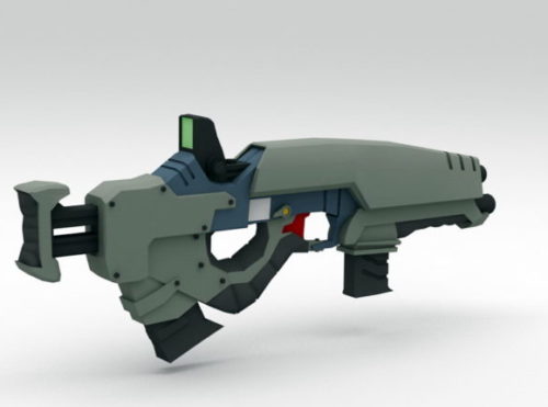 Sci-fi Weapon Submachine Gun