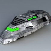 Sci-fi Gaming Transport Shuttle