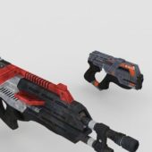 Sci Fi Military Game Weapons