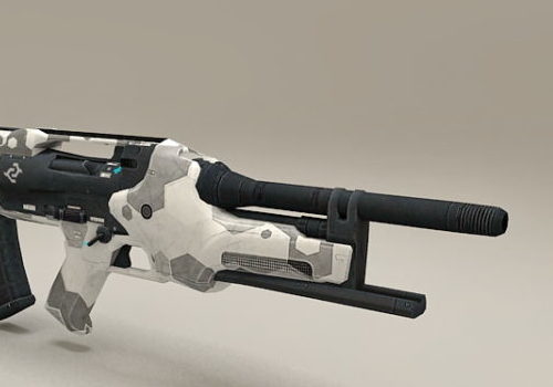Sci-fi Weapon Sub Machine Gun