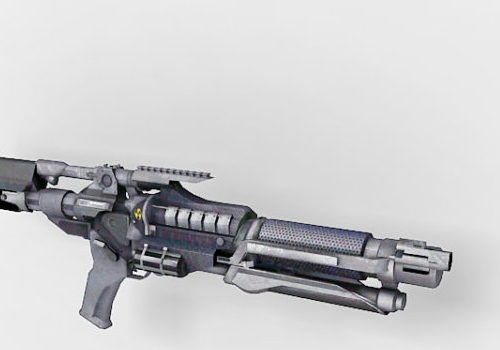 Military Sci-fi Gun Weapon Concept