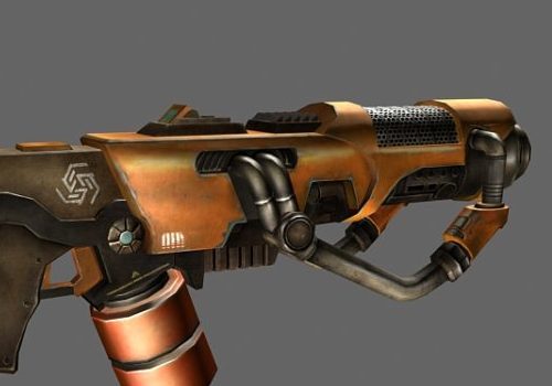 Sci-fi Plasma Rifle Gun
