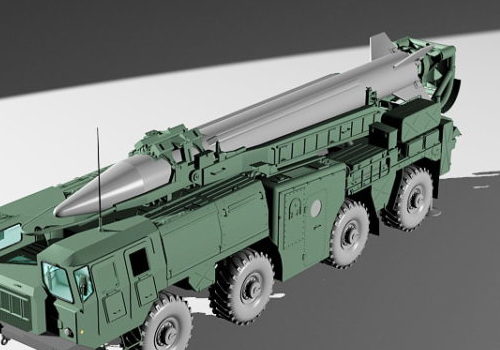 Scud B Weapon Missile Launcher Truck