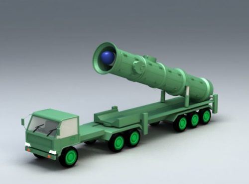 Soviet Scud Missile Launcher