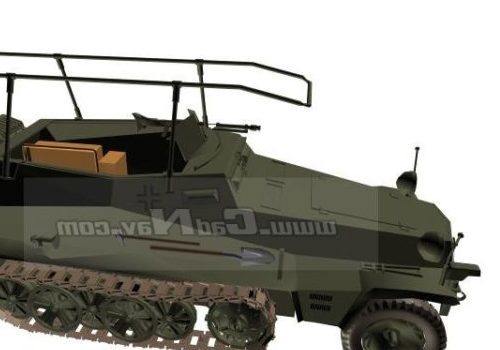 Military Sd.kfz.250 Armored Carrier