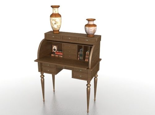 Wooden Secretarial Desk Furniture