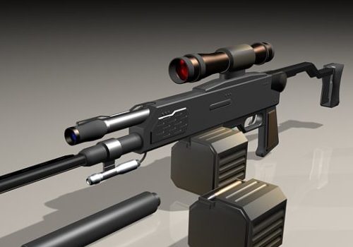 Weapon Semi Automatic Sniper Rifle
