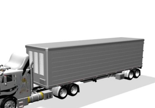 Semi Trailer Truck Vehicle