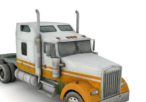 Semi Truck Vehicle Tractor Unit
