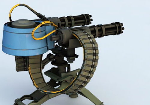 Military Weapon Sentry Turret