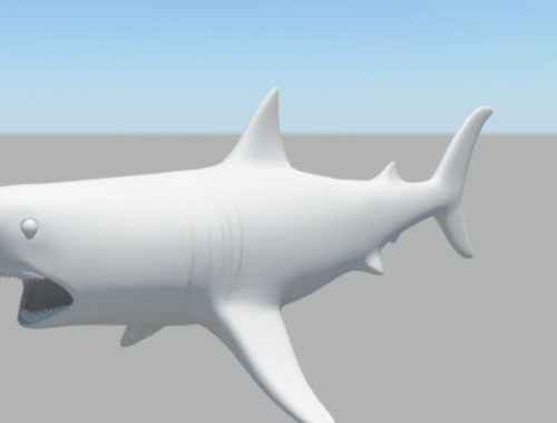 Lowpoly Sea Shark