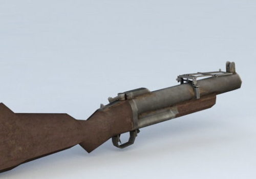 Gun Shotgun With Grenade Launcher