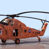 Us Sikorsky H-34 Military Helicopter
