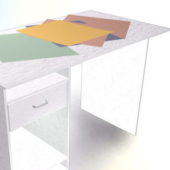 Simple Furniture White Office Table