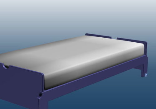 Furniture Single Platform Bed