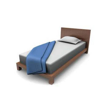 Single Size Wood Platform Bed | Furniture