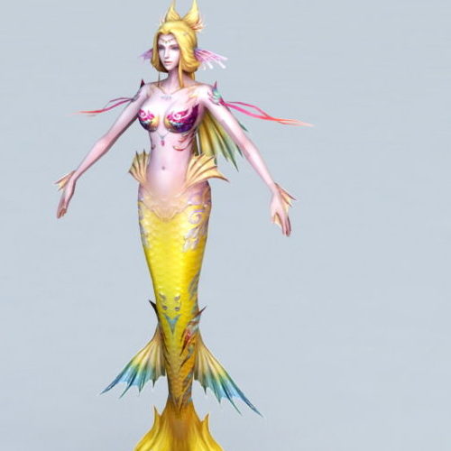 Beauty Siren Mermaid Character
