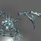 Skeletal Demon Game Character