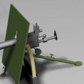 Military Skoda M1909 Machine Gun