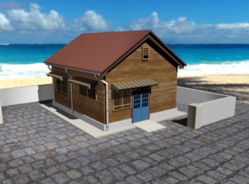 Beach Cabin House