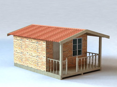 Western Small Cabin House Design