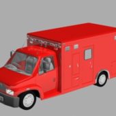 Small Fire Truck Red Model