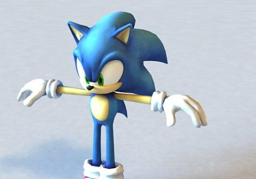 Sonic Cartoon Character