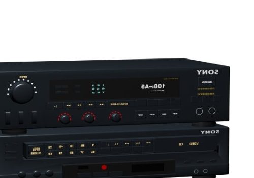 Sony Electronic Amplifier And Vcd Player