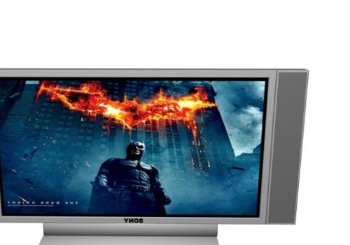 Sony Old Flat Screen Tv Free 3d Model Max 123free3dmodels