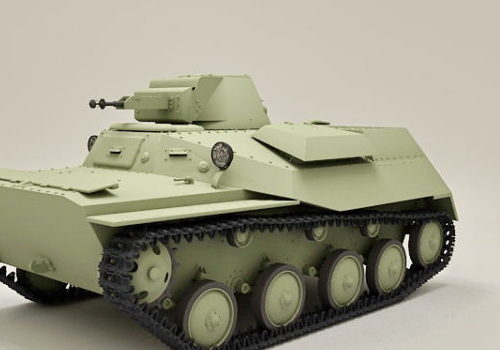 Military Russian Light Tank T40
