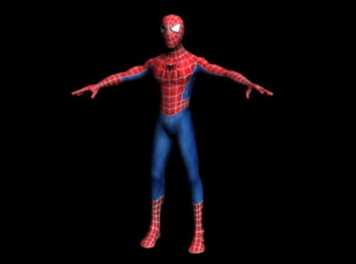 Spider Man Character Rigged