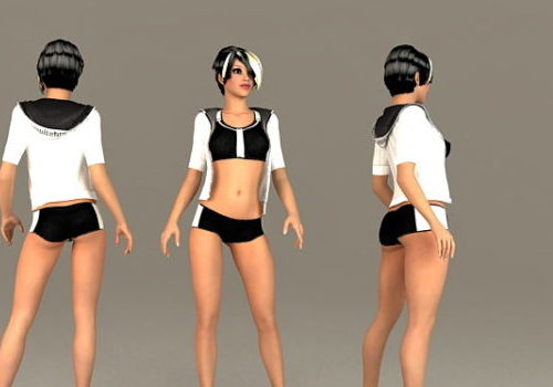 Sports Girl Character