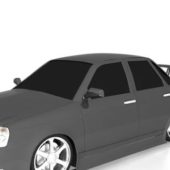 Grey Sports Car Concept