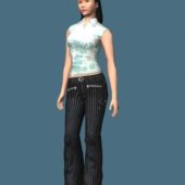 Sporty Woman Rigged | Characters