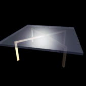 Home Furniture Square Glass Coffee Table
